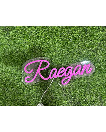 Elevate Your Space: Personalize Custom Raegan LED Neon Sign for Home Decor, Office Ambiance, Storefronts, and Special Celebrations