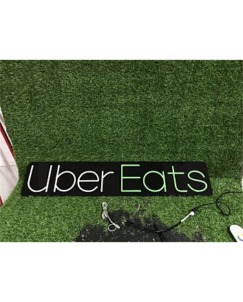 Upgrade your home, bar, or restaurant ambiance with the versatile Uber Eats Black Board LED Neon Sign.