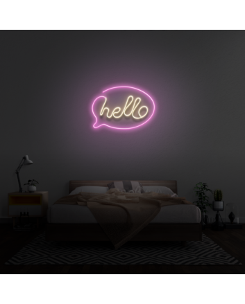 Hello&#39; Neon Sign