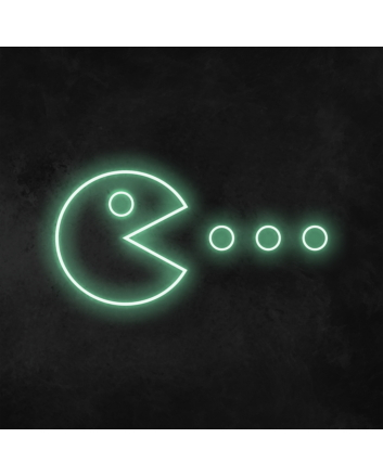Pacman Neon Sign
