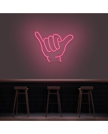 Fist Pump Neon Sign