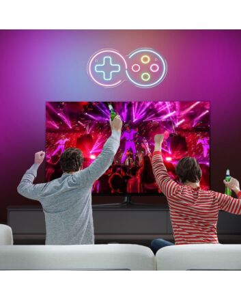 Elevate Your Gaming Room, Bar, or Event with the Colorful Game Console Buttons Neon Sign.