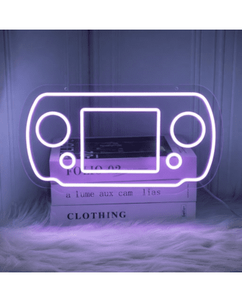 Brighten Up Your Gaming Room, Bar, or Teen's Bedroom with the Handheld Game Console Neon Sign.