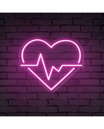 Brighten Up Your Romantic Evenings and Weddings with Heart Wave Neon Sign.