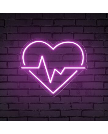 Brighten Up Your Romantic Evenings and Weddings with Heart Wave Neon Sign.