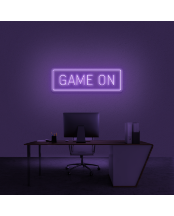 Game On Neon Sign