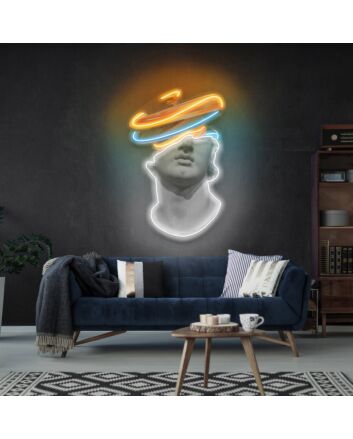 Elevate Your Space: Into Face Led Uv Neon Sign for Chic Home, Office, and Modern Bar Decor Environments.