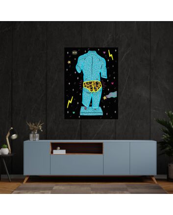 Brighten Your Space with Elegance - Set Of Posters With Greek Statues Led Uv Neon Sign for Home Decor, Office, and Sophisticated Events.