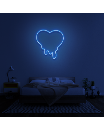 Melting Heart Neon Sign