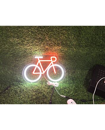 Rev Up Your Space: Bike Outline LED Neon Sign for Home Decor, Bars, and Storefronts