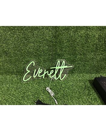 Brighten Your Office, Store, or Bar Ambiance with Everett Green LED Neon Sign