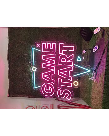 Level Up Your Gaming Room, Office, or Bar Ambiance with the Game Start LED Neon Sign