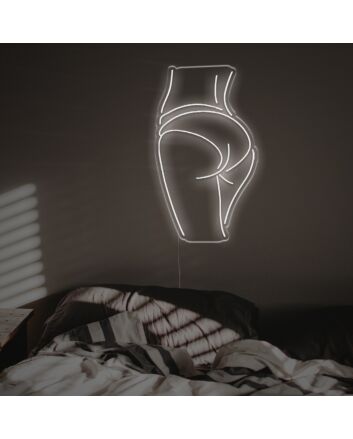 Elevate Your Bar, Workspace, or Bachelor Pad Ambiance with the Sexy Lady Buddy Line Drawing LED Neon Sign.