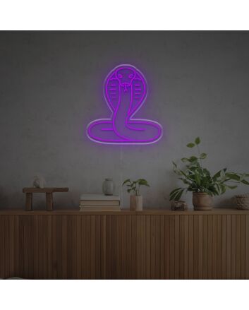 Brighten Up Your Space: Cobra LED Custom Neon Sign for Bars, Home Décor, and Celebratory Events