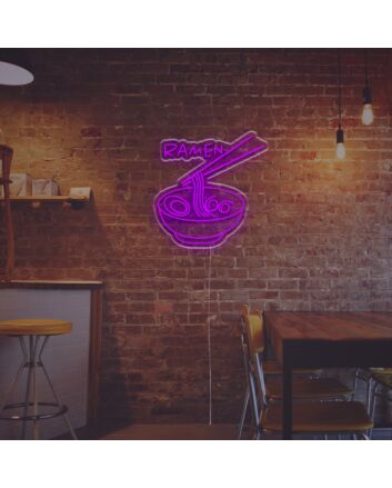 Make Your Space Uniquely Yours: Japanese Ramen LED Neon Sign for Home Decor, Trendy Bars, and Themed Restaurants