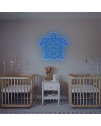 Brighten Up Your Child&#039;s Space or Add a Whimsical Touch to Ocean-Themed Parties with Sea Turtle For Kid Room LED Neon Sign.