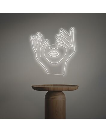 Brighten Up Your Space: Trippy Face LED Neon Sign Perfect for Bars, Home Décor, and Funky Parties