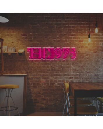 Brighten Up Your Living Space, Office, or Next Big Event with The 1975 LED Neon Sign.