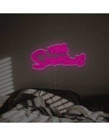 Light Up Your Man Cave, Pub, or Game Room with The Simpsons LED Neon Sign.