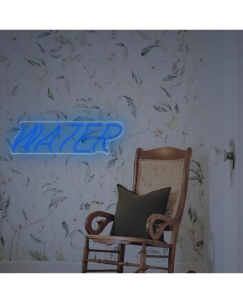 Brighten Up Your Space: Wavy Water LED Neon Sign - Perfect for Home Decor, Bars, Weddings, and Parties