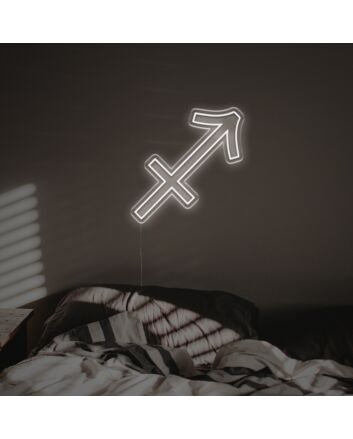 Brighten Up Your Space: Sagittarius LED Neon Sign, Perfect for Weddings, Bars, and Home Decor.