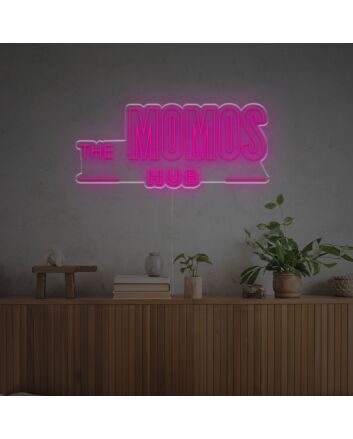 Brighten Your Bars, Weddings, and Home Décor with The Momos Hub LED Neon Sign.