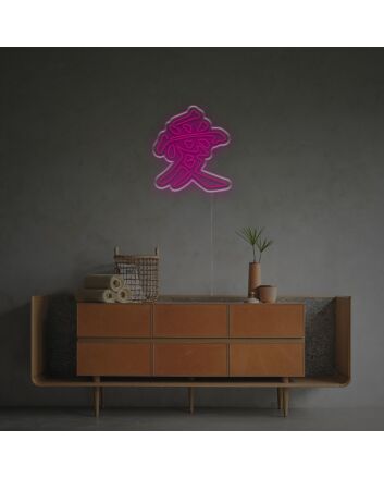 Elevates Weddings, Parties, and Romantic Evenings with the Radiant Chinese Character Love LED Neon Sign.