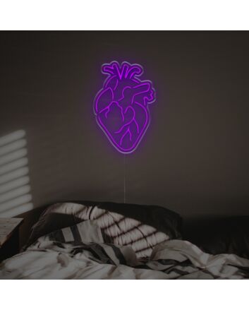 Brighten Your Wedding and Bar Ambiance with Detailed Heart LED Neon Sign.