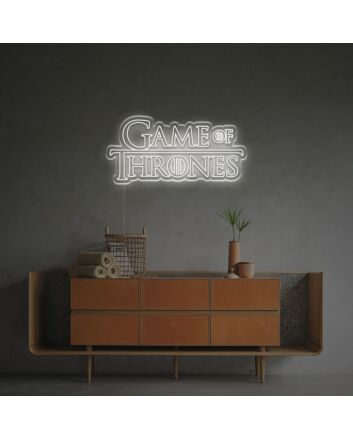 Game Of Thrones LED Neon Sign: Elevate Your Game Room, Man Cave, or Theme Party Ambiance