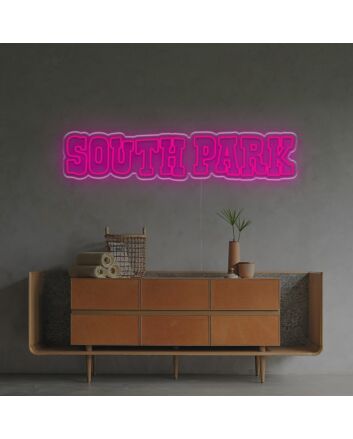 Brighten Up Your Space: South Park LED Neon Sign for Bars, Home Entertainment Areas, and Fan Rooms.