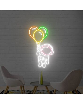 Elevate Your Space: Astronaut Neon Signs Spaceman Led Signs Wall Decoration Neon Lights, Perfect for Home, Office, and Cosmic Themed Events.