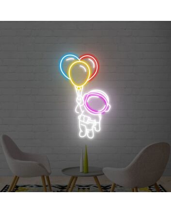Elevate Your Space: Astronaut Neon Signs Spaceman Led Signs Wall Decoration Neon Lights, Perfect for Home, Office, and Cosmic Themed Events.