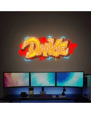 Brighten Up Your Bar, Wedding, or Home with the Dance Handmade UV Neon Sign