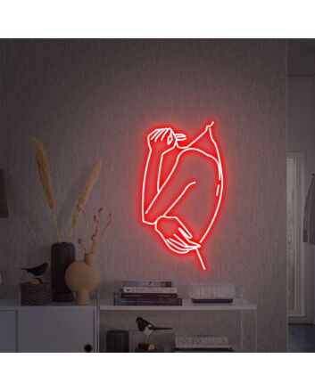 Enhance Your Bedroom, Bar, or Boutique Ambience with the Girl Woman Neon Woman Body Wall Art Neon Sign