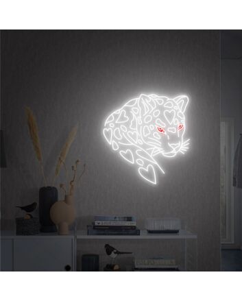 Brighten Your Space: From Office to Bar with the Jaguar Led Neon Sign Wall Hangings Animal Neon Art Neon.