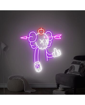 Brighten Your Spaces: Kaw Led Anime Neon Sign - Perfect for Home Decor, Office Vibes, Store Fronts, Bars, Weddings & Parties.