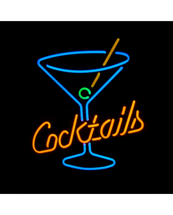 Customize Cocktail Glass Neon Sign