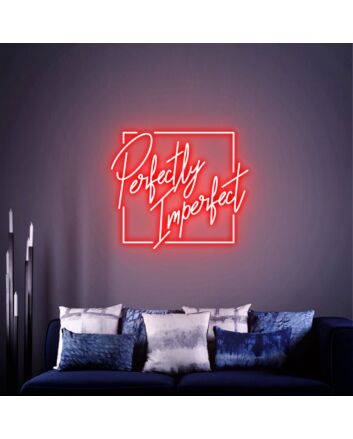 Elevate Your Beauty Salon, Home, or Office Decor with the Perfectly Imperfect Led Neon Sign Wall Sign.