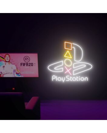 Transform Your Space with Playstation Neon Light Neon Sign: The Ultimate Unique Gift for Bedroom Decor, Wall Art, and Enhancing Your Home, Office, or Bar Ambiance.