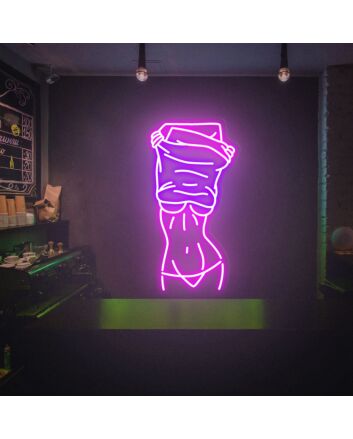 Brighten Up Your Space: Sexy Body 20 Neon Sign Perfect for Adding a Seductive Glow to Bars, Bedrooms, and Bachelor/Bachelorette Parties.