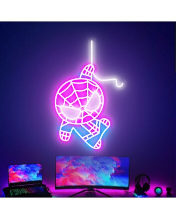 Swing into style with the Spiderman Neon Sign for an electrifying addition to game rooms, home theaters, or superhero-themed parties.