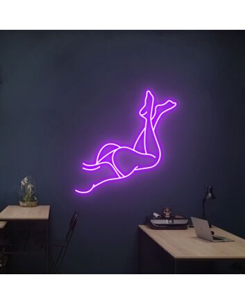 Add a Sultry Glow to Your Boudoir or Create the Perfect Ambiance for Parties with the Woman Neon Sign Lady Neon Sign Woman Body Neon Sign Neon Sign Bedroom.