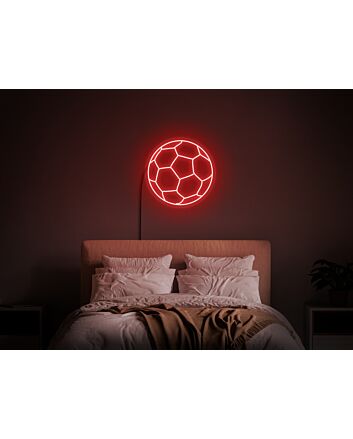 Elevate your game room, sports bar, or teen&#039;s bedroom with the vibrant Soccer Ball Neon Sign Light – the perfect Football Neon Wall aesthetic to kick-start any celebration or gathering.