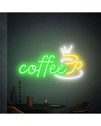 Brighten Up Your Cafe, Kitchen, or Home Office with the Coffee Shop Kitchen Wall Decor Cafe Led Neon Sign