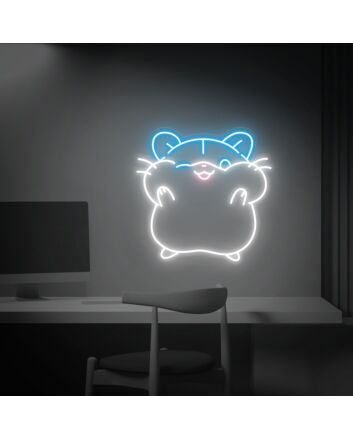 Brighten Your Spaces: Hamster Bedroom Decor Animal Lover Gifts Cute Wall Led Neon Sign for Home, Bar, and Wedding Ambiance Enhancement