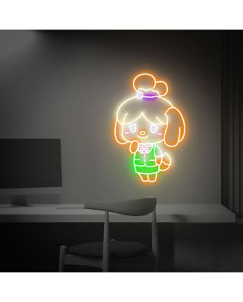 Brighten Up Any Room: Perfect for Kids&#039; Bedrooms, Playrooms, and Birthday Parties - Isabelle Decor LED Neon Sign Wall Art.