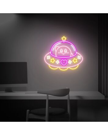 Transform Your Space: Kirby Led Neon Sign for Kids&#039; Bedrooms, Gaming Havens, and Anime-Themed Parties