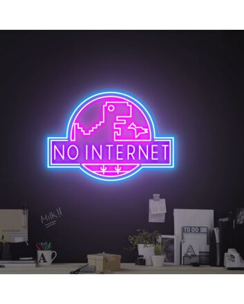 Brighten Up Your Gaming Nights and Social Gatherings with the No Internet Led Neon Sign Game Room Wall Decor Art for Home, Bars, and Parties.