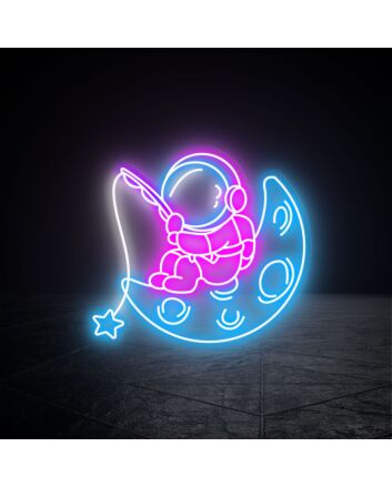 Brighten Your Nights and Celebrate in Style with Space Astronaut Led Neon Sign for Dreamy Home, Office, Storefront, and Stellar Party Decorations.