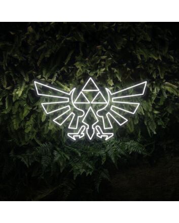 Brighten Your Gaming Sanctuary and Celebrate in Style: Triforce Legend Of Zelda Led Neon Sign for Ultimate Home Decor, Party Ambiance, and Unique Zelda Wall Art in Offices or Bars.